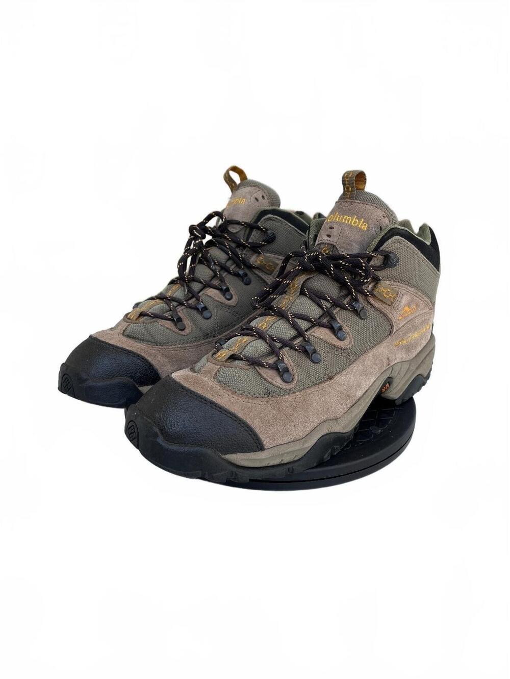 Columbia Men's Taupe and Olive Low Hiking Shoes Size 10.5